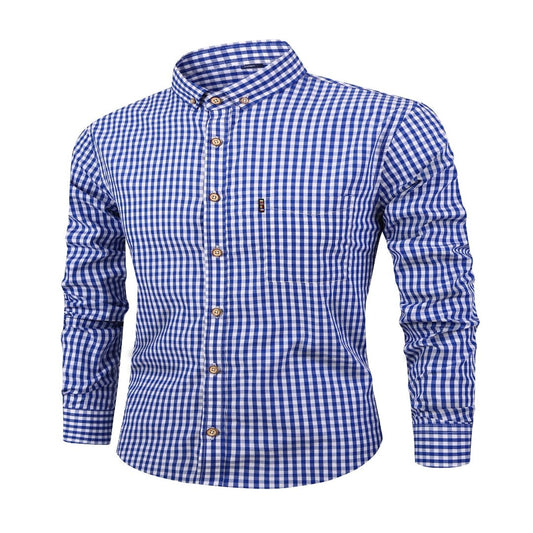 Bo - Men's Fashion Checkered Shirt – Stylish & Versatile