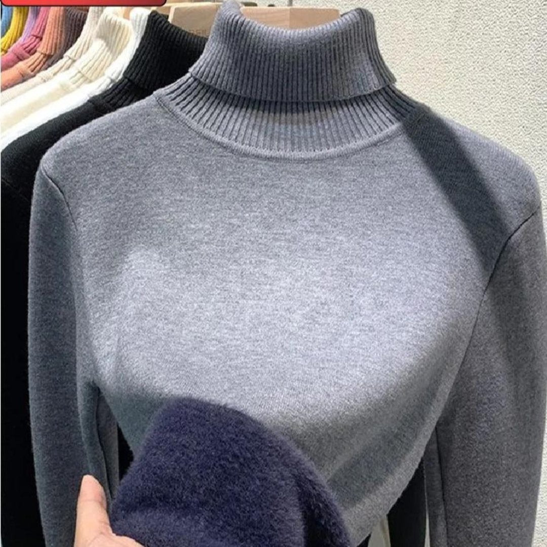 Julia | Fleece Turtleneck Sweater