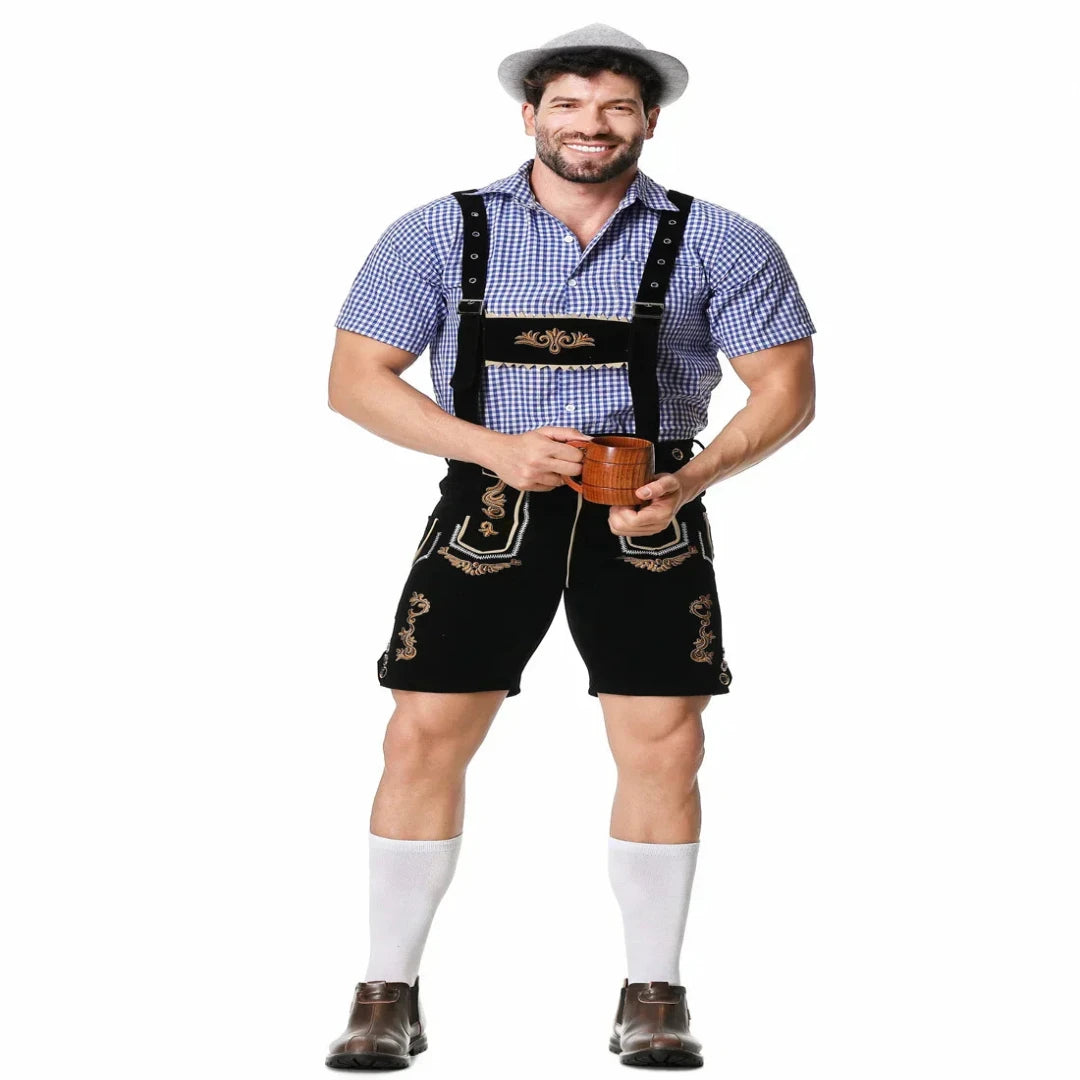 Leland - Oktoberfest Set with Lederhosen for Men