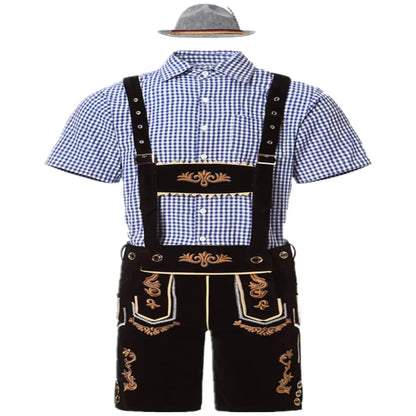 Leland - Oktoberfest Set with Lederhosen for Men