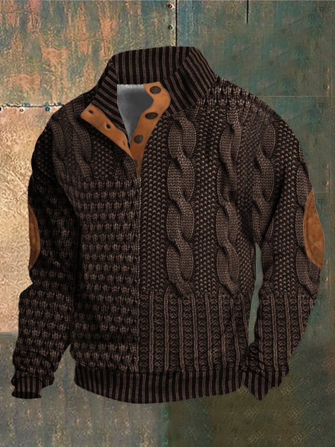 Stephan - Casual Buttoned Jumper