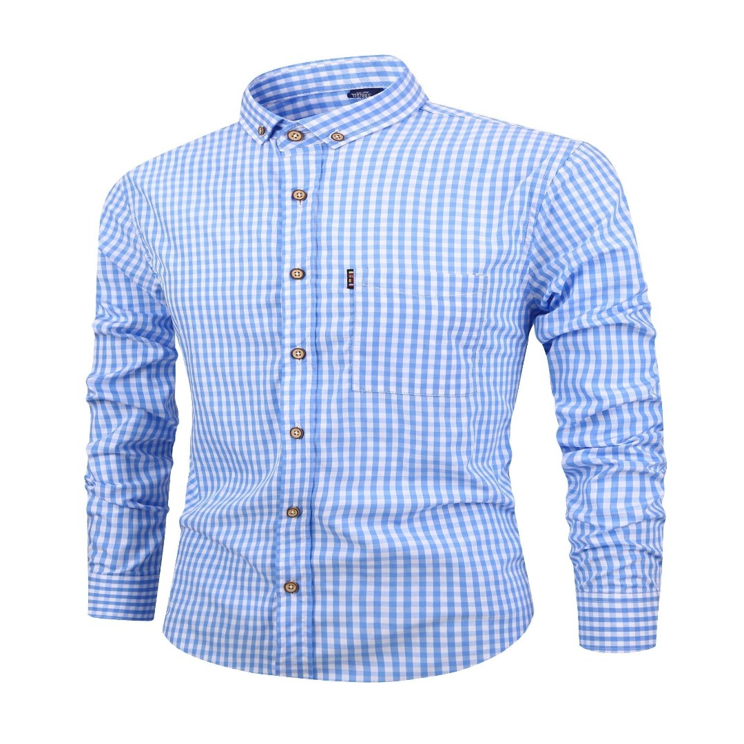 Bo - Men's Fashion Checkered Shirt – Stylish & Versatile